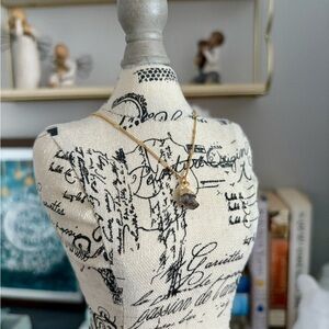 NWOT Amano Studio Raw Cut Herkimer Diamond Gemstone Necklace